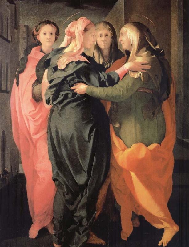Pontormo, Jacopo The Visitacion oil painting image
